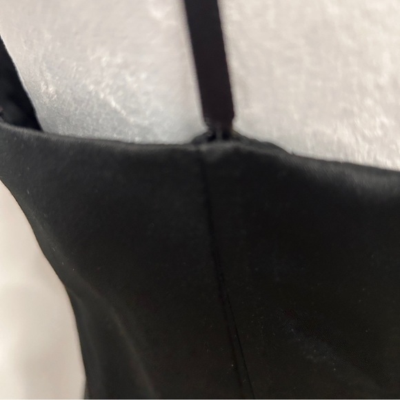 Vintage Fairweather Women’s Size 2 Black long fit and flare Maxi Dress witchy - Picture 6 of 16